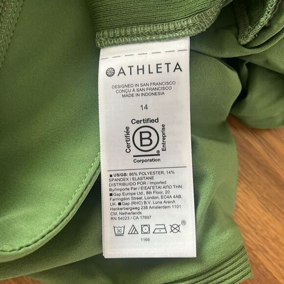 NWOT Athleta Women's 14 Brooklyn Ankle Jogger Pants Vineyard Green - Picture 8 of 10